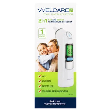 Welcare 2 In 1 Ear Thermometer