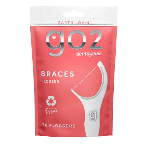 GO2 Dentagnie Braces Flosser 36 Pack