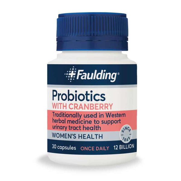 Faulding Probiotics With Cranberry Capsules 30