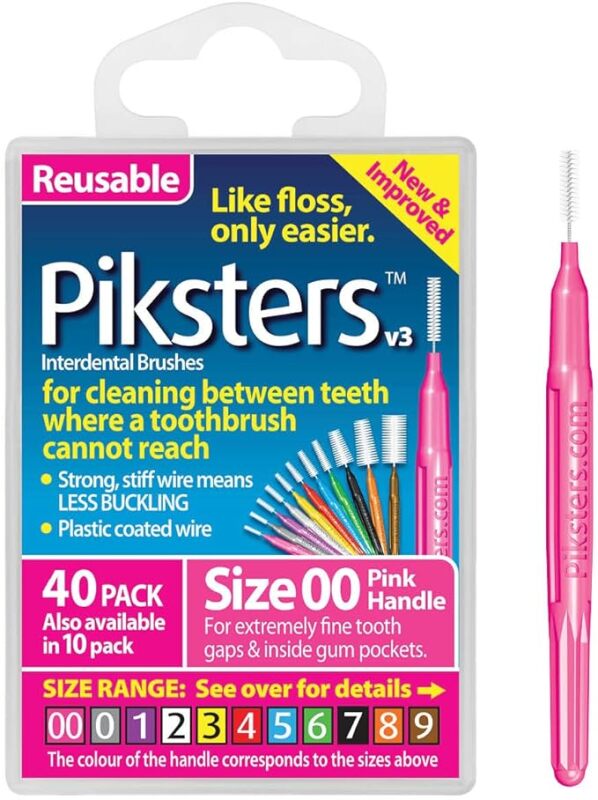 Piksters Interdental Brushes 40 Pack