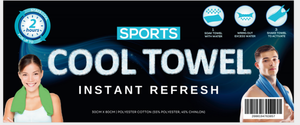 Ice Towel Instant Cooling Towel 80x30cm