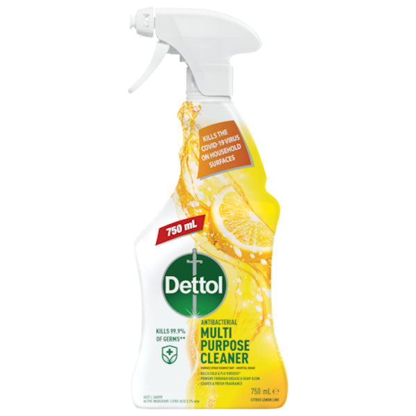 Dettol Multi-purpose Cleaner Citrus Lemon Lime Trigger 750mL