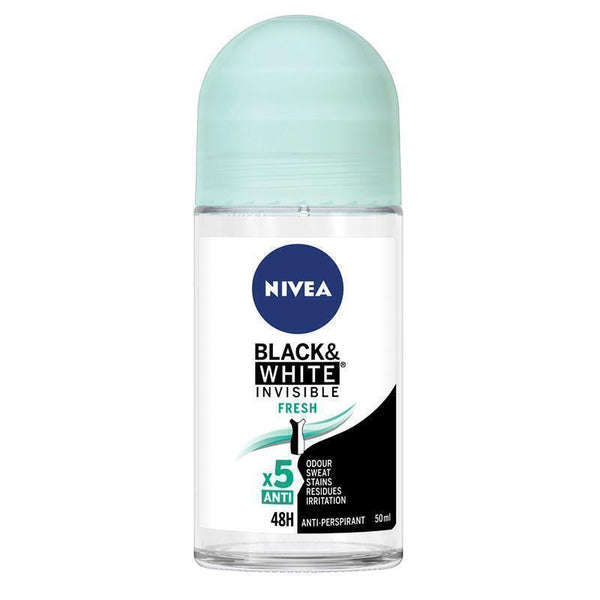 Nivea Black & White 48H Fresh Roll On Deodorant 50ml