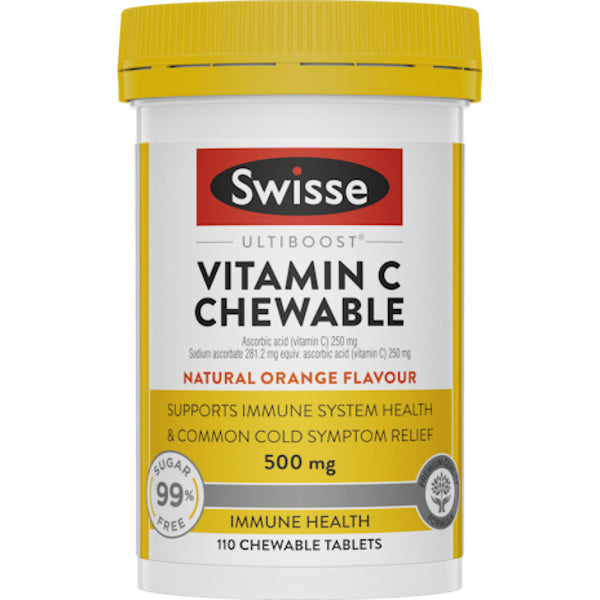 Swisse High Strength Vitamin C Chewable 110 Tablets