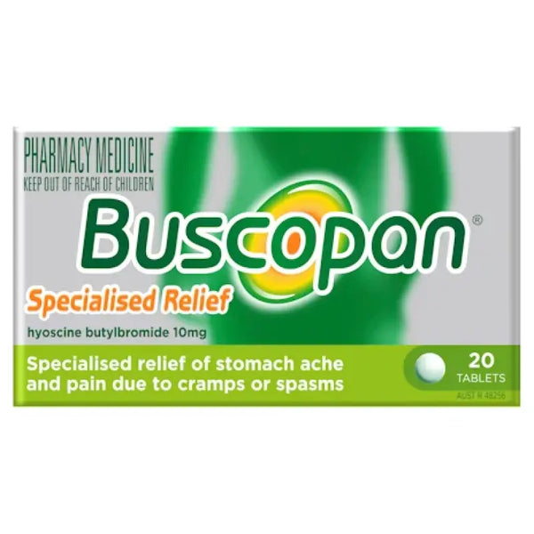 Buscopan 10mg Tablets 20