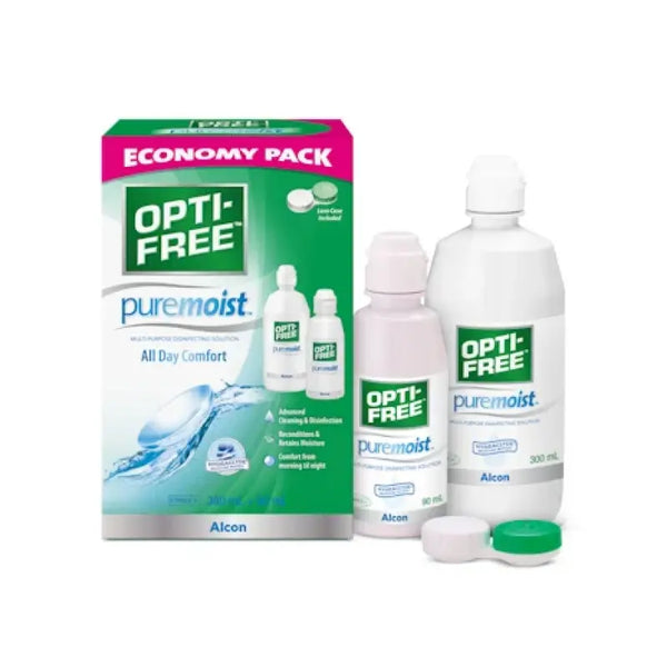 Opti Free PureMoist Economy Pack 300mL + 90mL