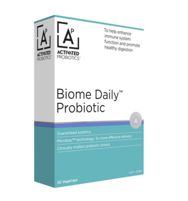 Activated Probiotics Biome Daily Probiotic 30 Vegetarian Capsules