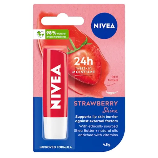 Nivea Strawberry Lip Balm 4.8g