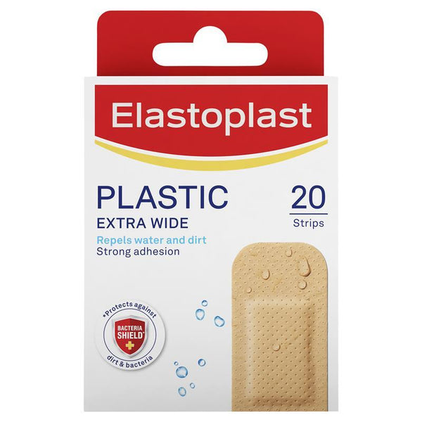 Elastoplast 48445 Extra Wide Plastic Strips 20