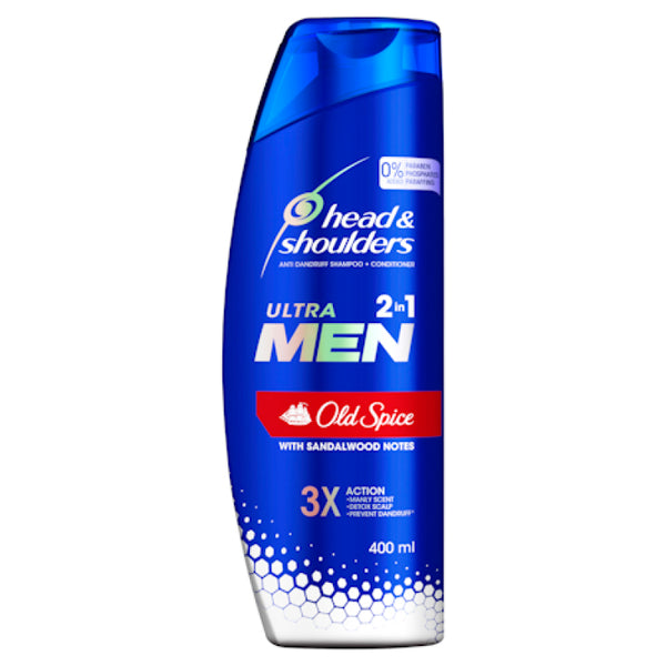 Head & Shoulders Ultramen 2 in 1 Old Spice Anti Dandruff Shampoo & Conditioner 400ml