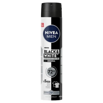 Nivea for Men Black & White Invisible Original Anti-Perspirant Aerosol Deodorant