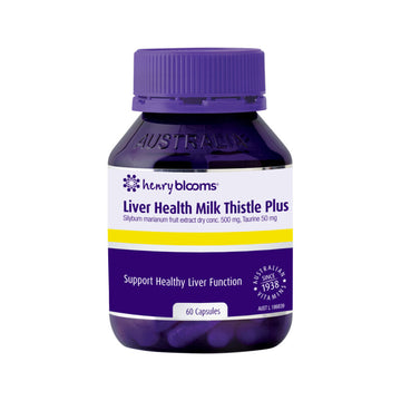 Henry Blooms Liver Health Milk Thistle Plus 60 Capsules