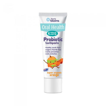 Henry Blooms Oral Health Kids Probiotic Toothpaste Orange 50g