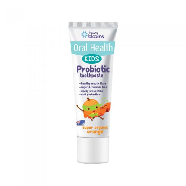 Henry Blooms Oral Health Kids Probiotic Toothpaste Orange 50g