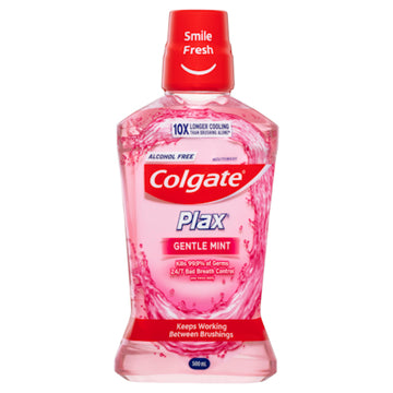 Colgate Plax Gentle Mint Mouthwash 500mL