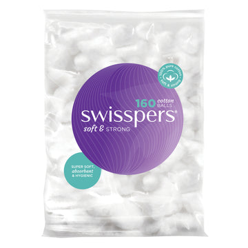 Swisspers Cotton Wool Balls 160pk