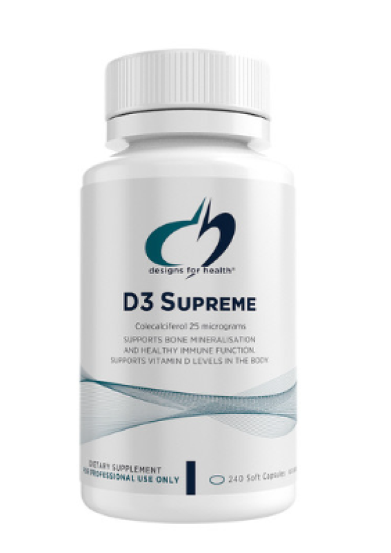 Designs For Health D3 Supreme 240 Capsules