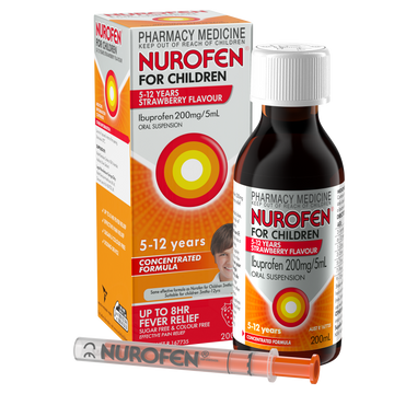 Nurofen Children 5-12 Years Strawberry Flavour 200mL