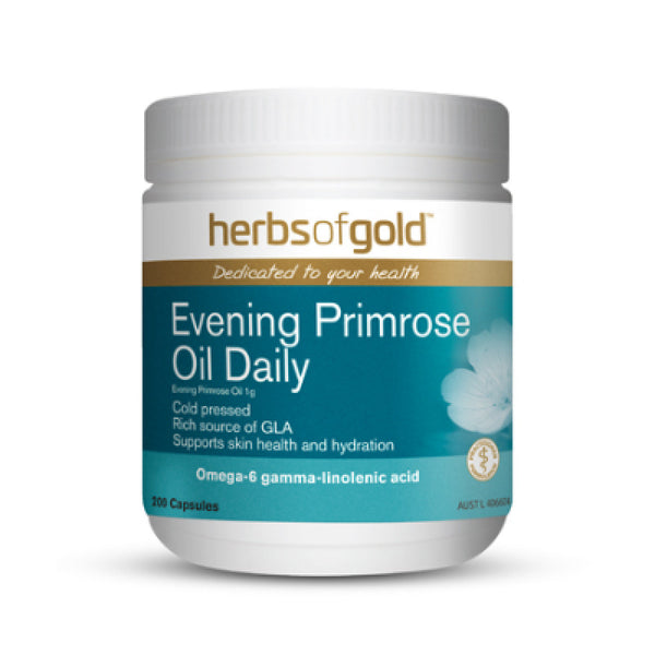 Herbs Of Gold Evening Primrose Oil 1000mg Capsules 200