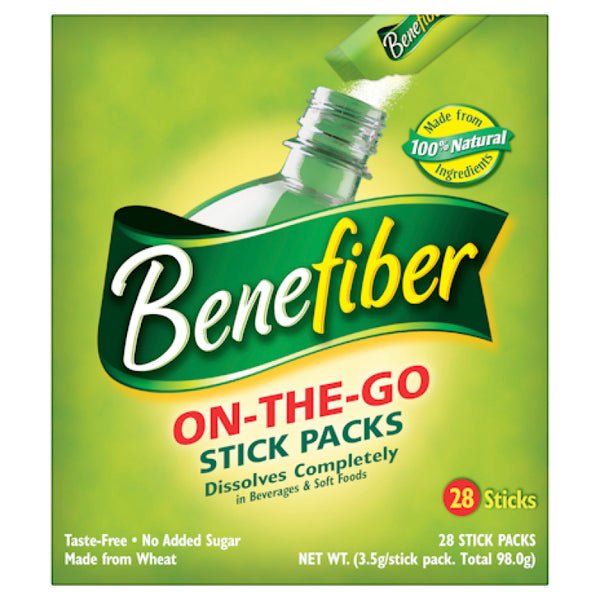 Benefiber Natural Fibre Supplement On-the-Go Stick 28 Pack