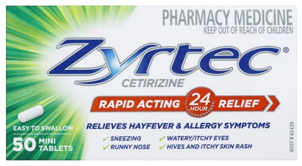 Zyrtec 10mg Tablets 50