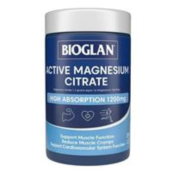 Bioglan Active Magnesium Citrate 200 Tablets