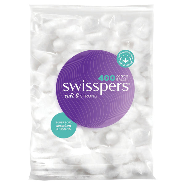 Swisspers Cotton Wool Balls 400