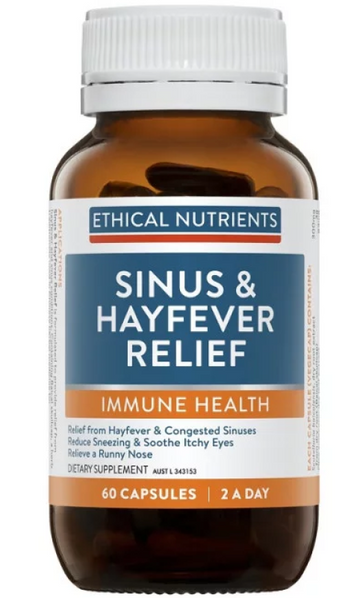 Ethical Nutrients Sinus & Hayfever Relief 60 Capsules