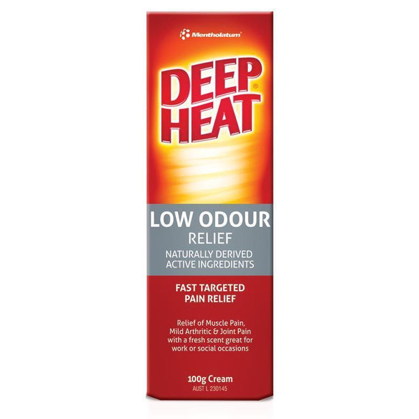 Deep Heat Low Odour Cream 100g