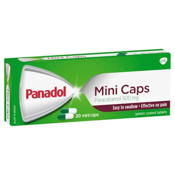 Panadol Mini Caps 500mg 20
