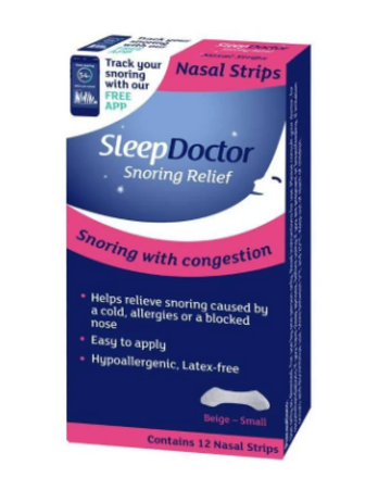 SleepDoctor Nasal Strips Small 12 Pack