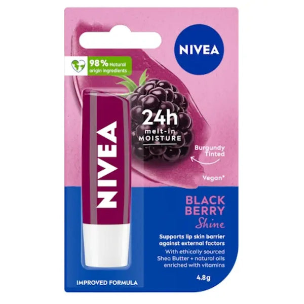 Nivea Lip Balm Blackberry Shine 4.8g