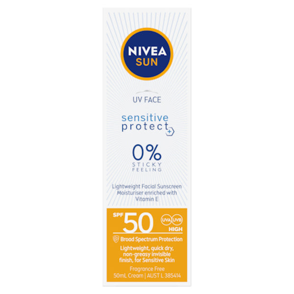 Nivea Sun SPF 50 UV Face Sensitive 50ml