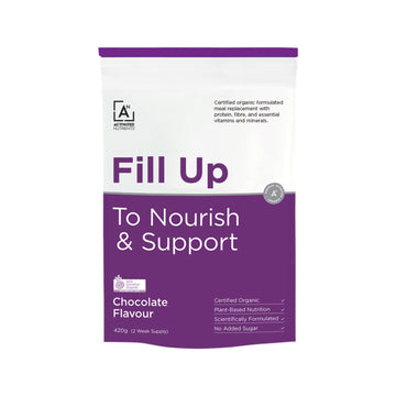 Activated Nutrients Organic Fill Up (To Nourish & Support ) Chocolate 420g