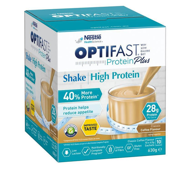 Optifast VLCD Protein Plus Shake Coffee 63g Sachets 10
