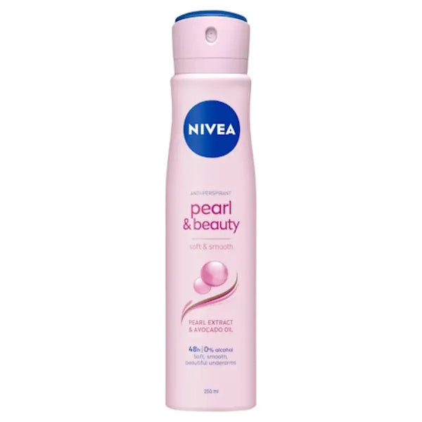 Nivea Deodorant Spray Pearl and Beauty Aerosol 250ml