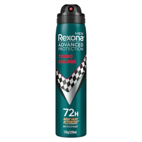 Rexona Men Antiperspirant Aerosol Advanced Turbo 220 Ml