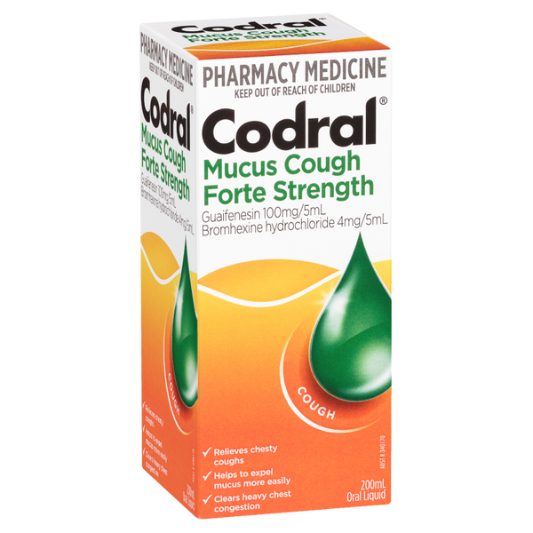 Codral Mucus Cough Forte Strength Berry Flavour 200mL