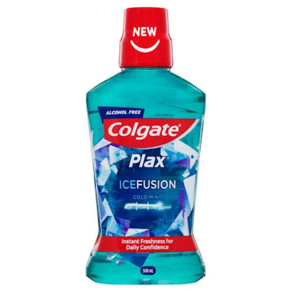 Colgate Plax Ice Fusion Mouthwash Cold Mint 500ml