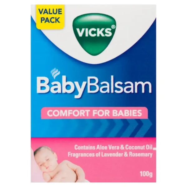 Vicks Baby Balsam Decongestant Chest Rub 100g