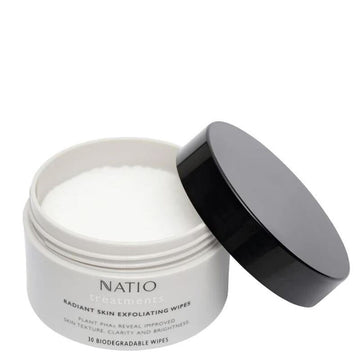 Natio Radiant Skin Exfoliating Wipes - 30 Wipes