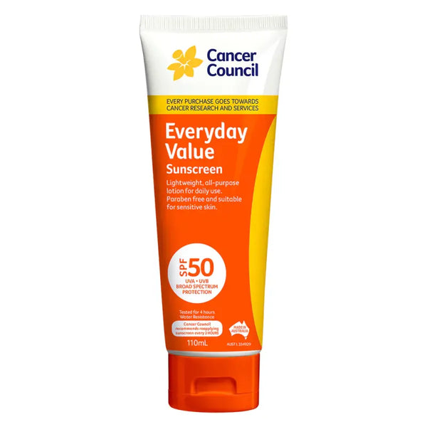 Cancer Council Sunscreen Everyday Value 110mL SPF 50+