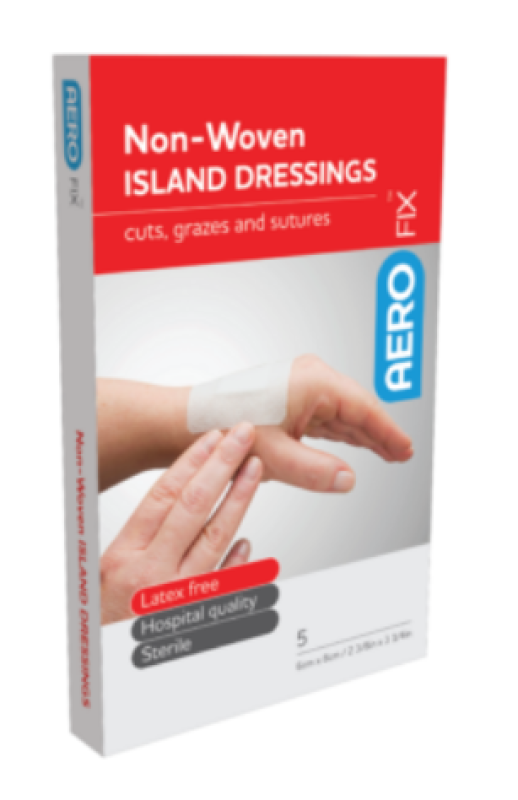 Aero Fix Island Dressing Non-Woven 6 x 8cm 5 Box