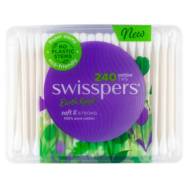 Swisspers Cotton Tips Paper Stems 240pk