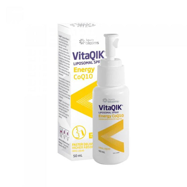 Henry Blooms VitaQIK Liposomal Spray CoQ10 Oral Liquid 50ml