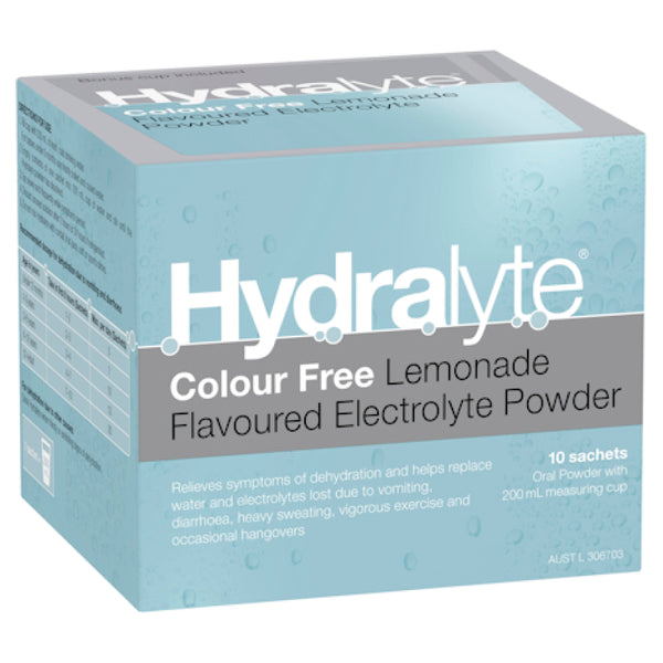 Hydralyte Powder Lemonade 4.9g x 10 Sachets