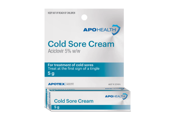 ApoHealth Cold Sore Cream 5G