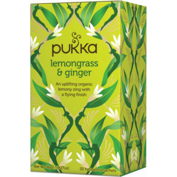 Pukka Lemongrass & Ginger Tea Bags 20 Pack