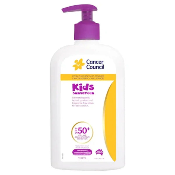 Cancer Council SPF 50+ Kids 500ml Finger Pump