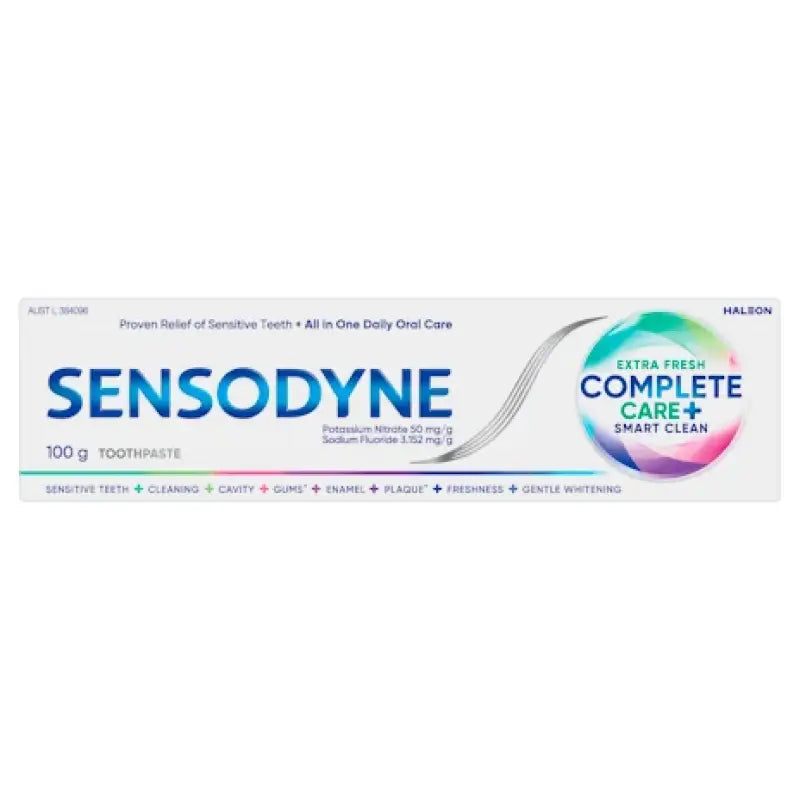 Sensodyne Toothpaste Complete Care + Smart Clean Extra Fresh 100g ...